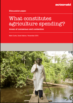 What Constitutes Agriculture Spending? Areas of Consensus and Contention