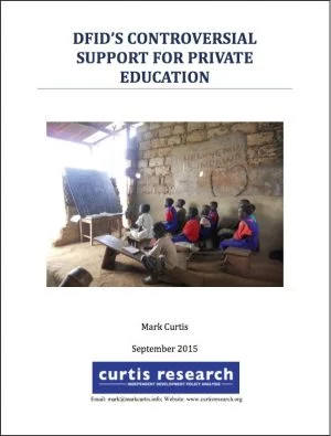 DFID’s Controversial Support for Private Education