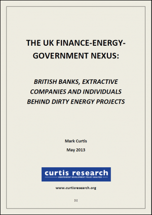 The UK Energy-Finance-Government Nexus